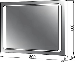 Ceruttispa Мебель для ванной Мессина 80 – фотография-8